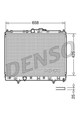 Chłodnica, układ chłodzenia silnika DENSO DRM45006