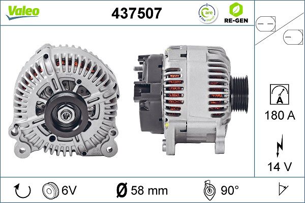 Alternator VALEO 437507