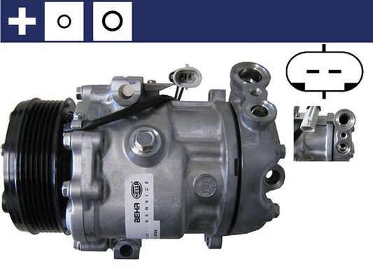 Sprężarka, klimatyzacja MAHLE acp 83 000s