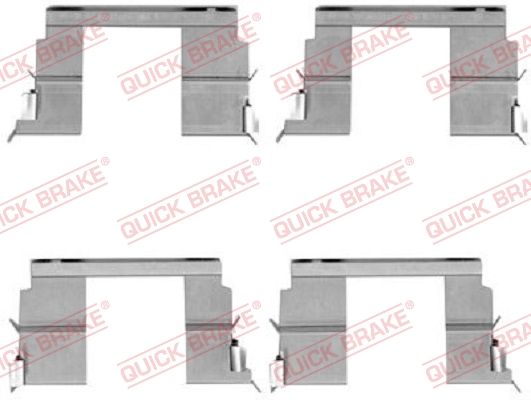 Zestaw akcesoriów, klocki hamulcowe QUICK BRAKE 109-1783