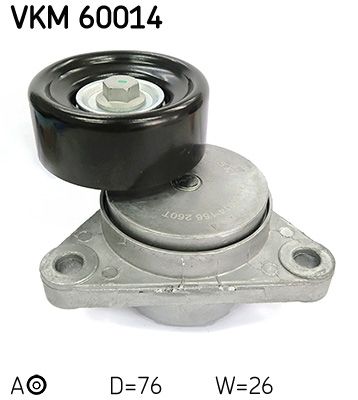 Rolka napinacza, pasek klinowy wielorowkowy SKF VKM 60014