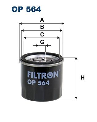 Filtr oleju FILTRON op 564