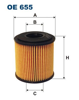Filtr oleju FILTRON oe 655