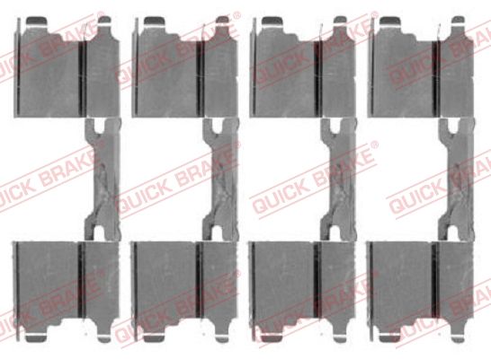Zestaw akcesoriów, klocki hamulcowe QUICK BRAKE 109-1762
