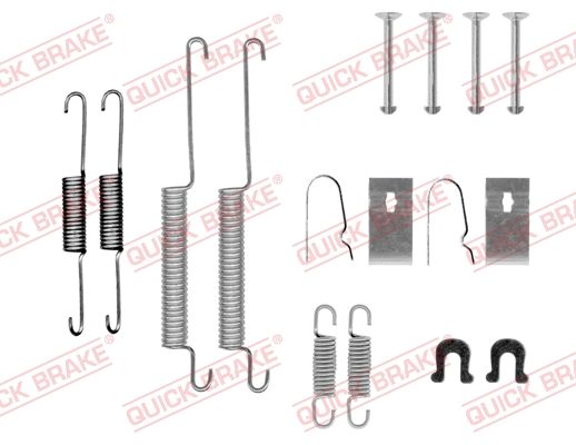 Zestaw akcesoriów, szczęki hamulcowe QUICK BRAKE 105-0668