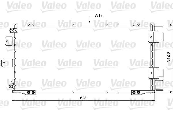 Skraplacz, klimatyzacja VALEO 814037