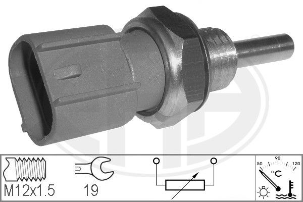 Czujnik, temperatura płynu chłodzącego ERA 330654