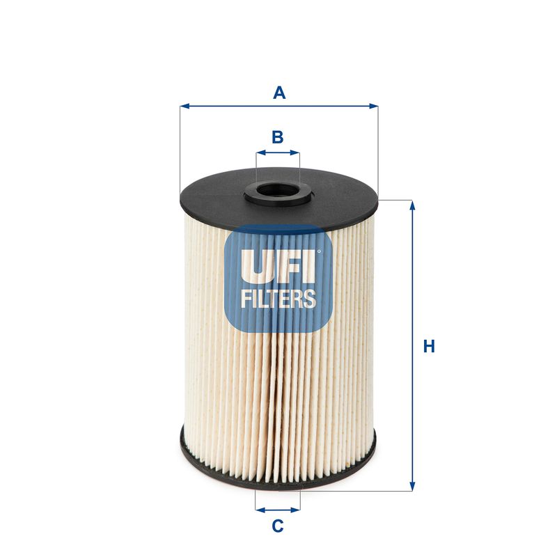 Filtr paliwa UFI 26.021.00