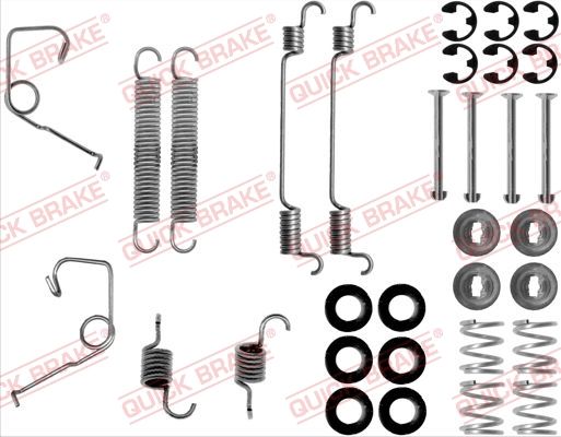 Zestaw akcesoriów, szczęki hamulcowe QUICK BRAKE 105-0706