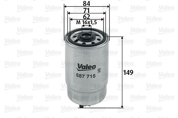 Filtr paliwa VALEO 587715
