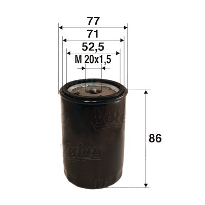Filtr oleju VALEO 586002