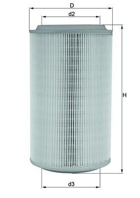 Filtr powietrza MAHLE LX913