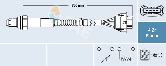 Sonda lambda FAE 77308