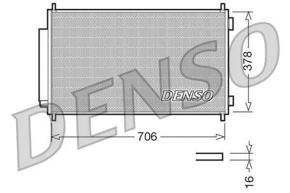 Skraplacz, klimatyzacja Denso DCN40002