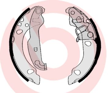 Zestaw szczęk hamulcowych BREMBO S 24 530