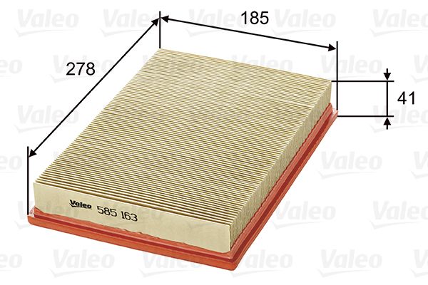 Filtr powietrza VALEO 585163