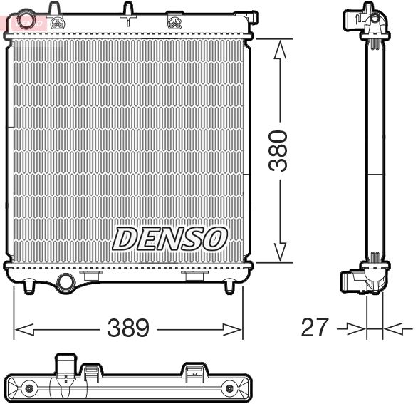 Chłodnica, układ chłodzenia silnika Denso DRM21108