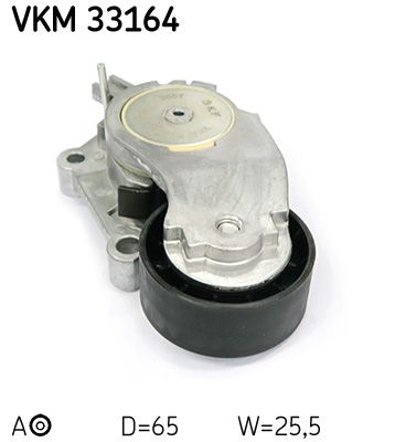 Rolka napinacza, pasek klinowy wielorowkowy SKF VKM 33164