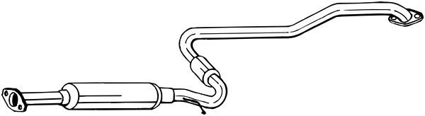Tłumik środkowy BOSAL 286-133