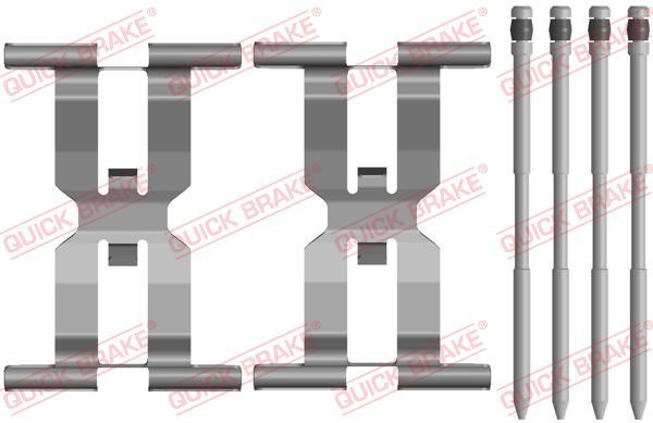 Zestaw akcesoriów, klocki hamulcowe QUICK BRAKE 109-0143