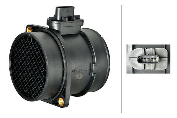 Przepływomierz masowy powietrza HELLA 8ET 358 166-571