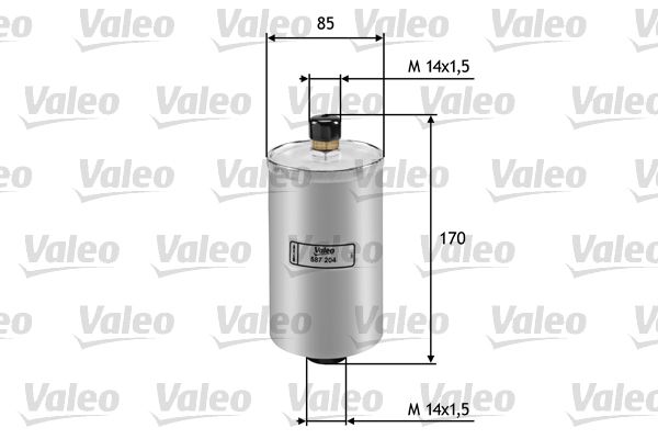 Filtr paliwa VALEO 587204