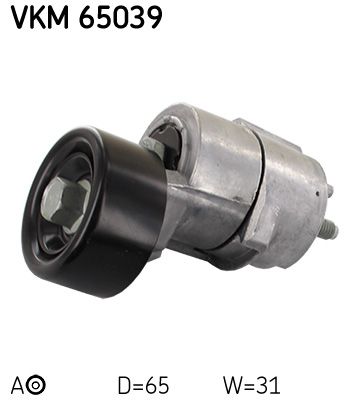 Rolka napinacza, pasek klinowy wielorowkowy SKF VKM 65039