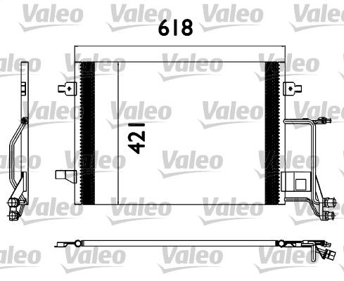 Skraplacz, klimatyzacja VALEO 817666