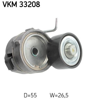 Rolka napinacza, pasek klinowy wielorowkowy SKF VKM33208