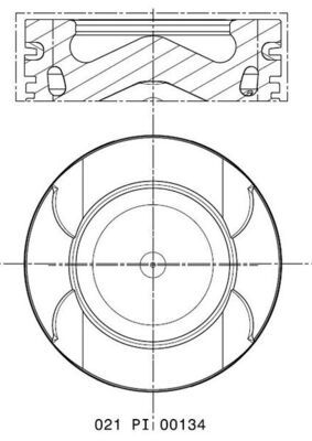 Tłok MAHLE 021PI00134000