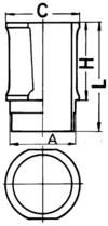 Tuleja cylindrowa KOLBENSCHMIDT 89301110