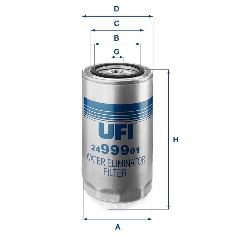 Filtr paliwa UFI 24.999.01