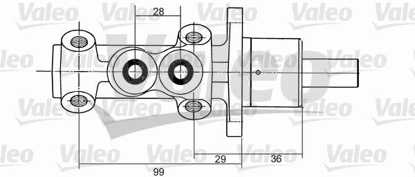 Pompa hamulcowa VALEO 350824