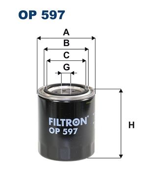 Filtr oleju FILTRON op 597