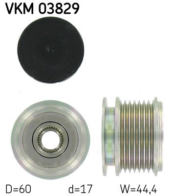 Alternator - sprzęgło jednokierunkowe SKF VKM03829
