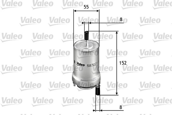 Filtr paliwa VALEO 587021