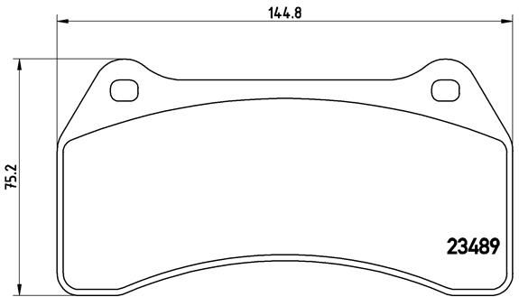 Zestaw klocków hamulcowych, hamulce tarczowe BREMBO P 36 014