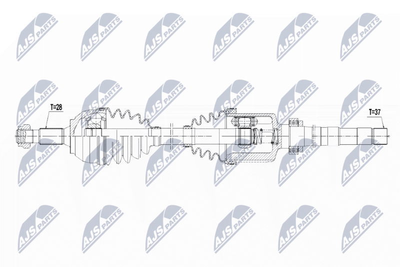Wał napędowy NTY NPW-CT-061
