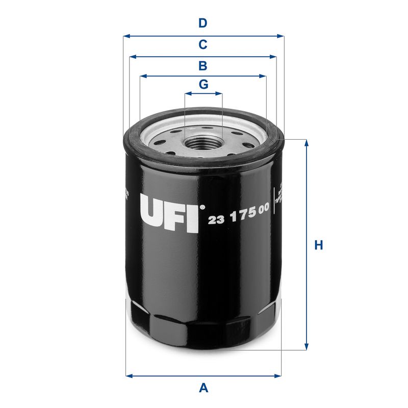 Filtr oleju UFI 23.175.00