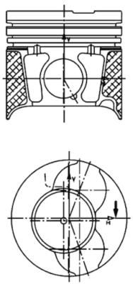 Tłok KOLBENSCHMIDT 40469600