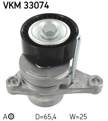 Rolka napinacza, pasek klinowy wielorowkowy SKF VKM 33074