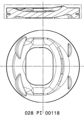 Tłok MAHLE 028PI00118002