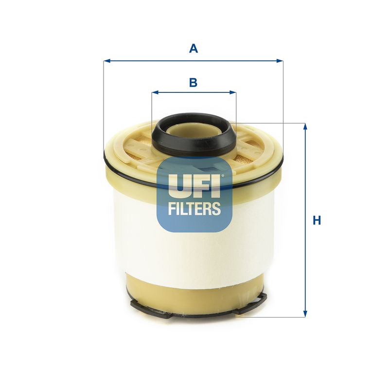 Filtr paliwa UFI 26.102.00