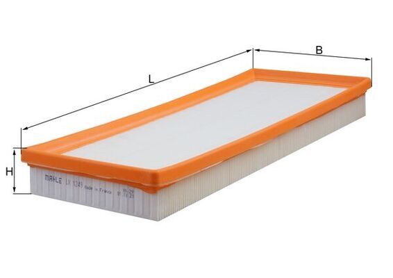 Filtr powietrza KNECHT LX 1249