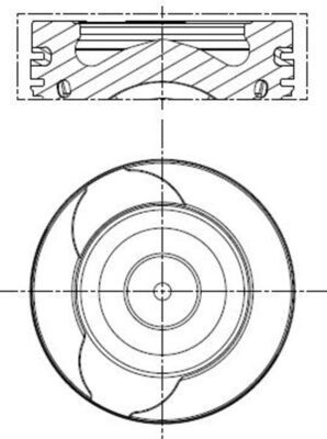 Tłok MAHLE 021PI00128002