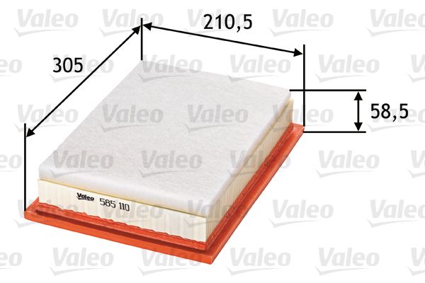 Filtr powietrza VALEO 585110