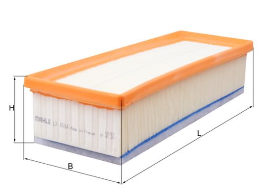 Filtr powietrza KNECHT LX 4084