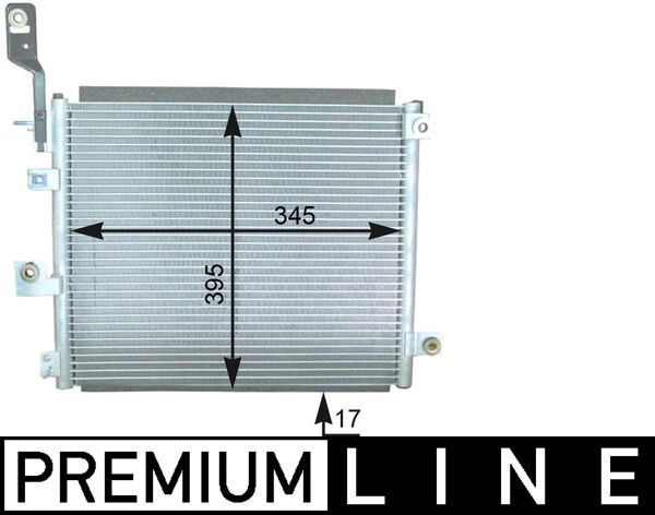 Skraplacz, klimatyzacja MAHLE ac 432 000p