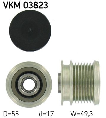 Alternator - sprzęgło jednokierunkowe SKF VKM 03823