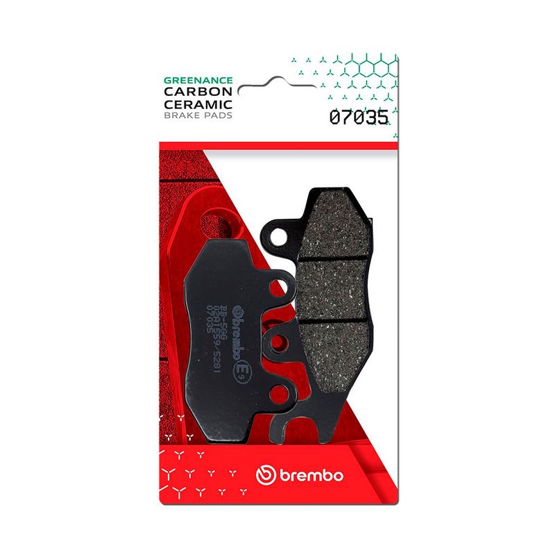 Zestaw klocków hamulcowych, hamulce tarczowe BREMBO 07035